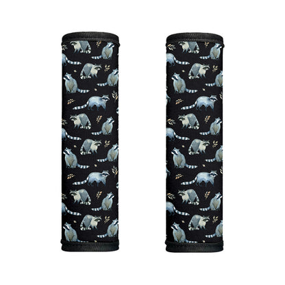 Watercolor Raccoon Pattern Print Handle Covers