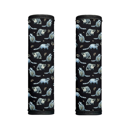Watercolor Raccoon Pattern Print Handle Covers