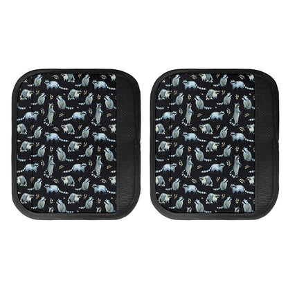 Watercolor Raccoon Pattern Print Handle Covers