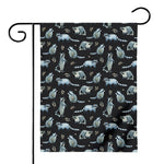 Watercolor Raccoon Pattern Print House Flag