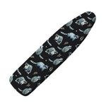 Watercolor Raccoon Pattern Print Ironing Board Cover