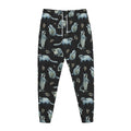 Watercolor Raccoon Pattern Print Jogger Pants