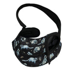 Watercolor Raccoon Pattern Print Pet Sling Carrier