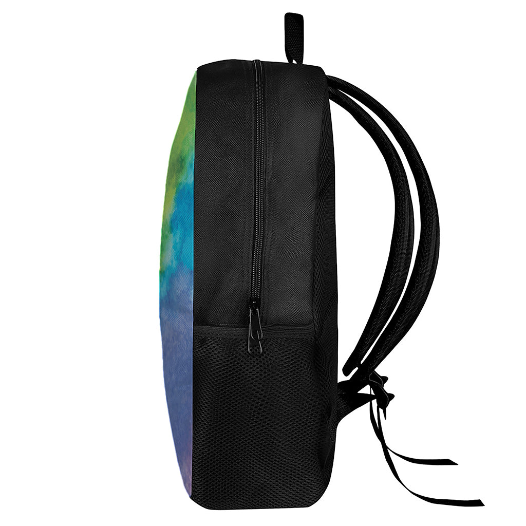Watercolor Rainbow LGBT Pride Print 17 Inch Backpack