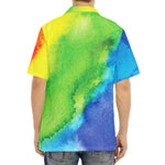 Watercolor Rainbow LGBT Pride Print Aloha Shirt