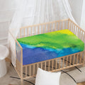 Watercolor Rainbow LGBT Pride Print Baby Crib Sheet