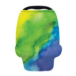 Watercolor Rainbow LGBT Pride Print Baby Seat Cover