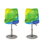 Watercolor Rainbow LGBT Pride Print Bar Stool Covers