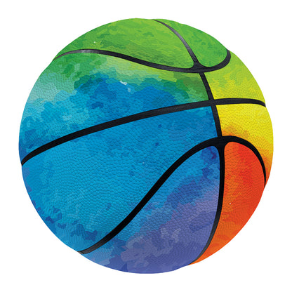Watercolor Rainbow LGBT Pride Print Basketball