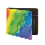 Watercolor Rainbow LGBT Pride Print Bifold Wallet