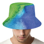 Watercolor Rainbow LGBT Pride Print Bucket Hat
