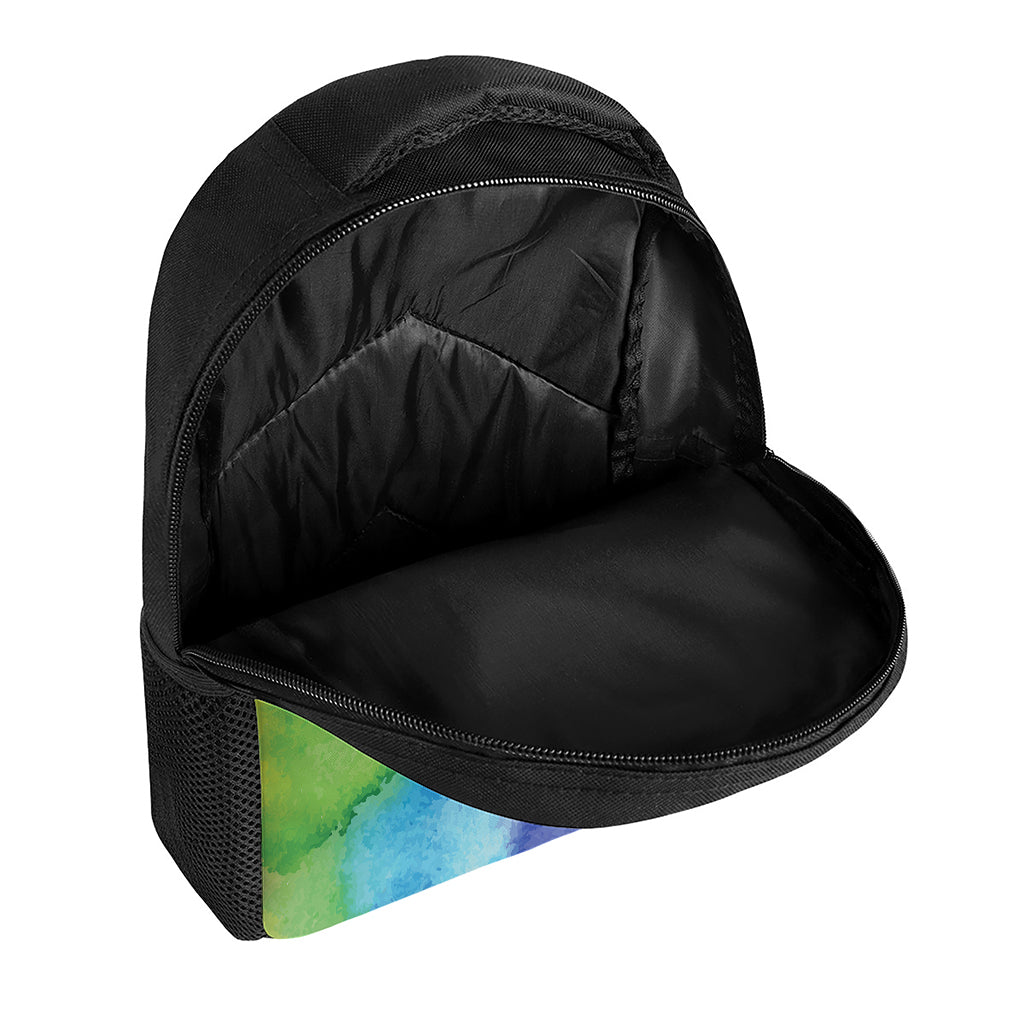 Watercolor Rainbow LGBT Pride Print Casual Backpack