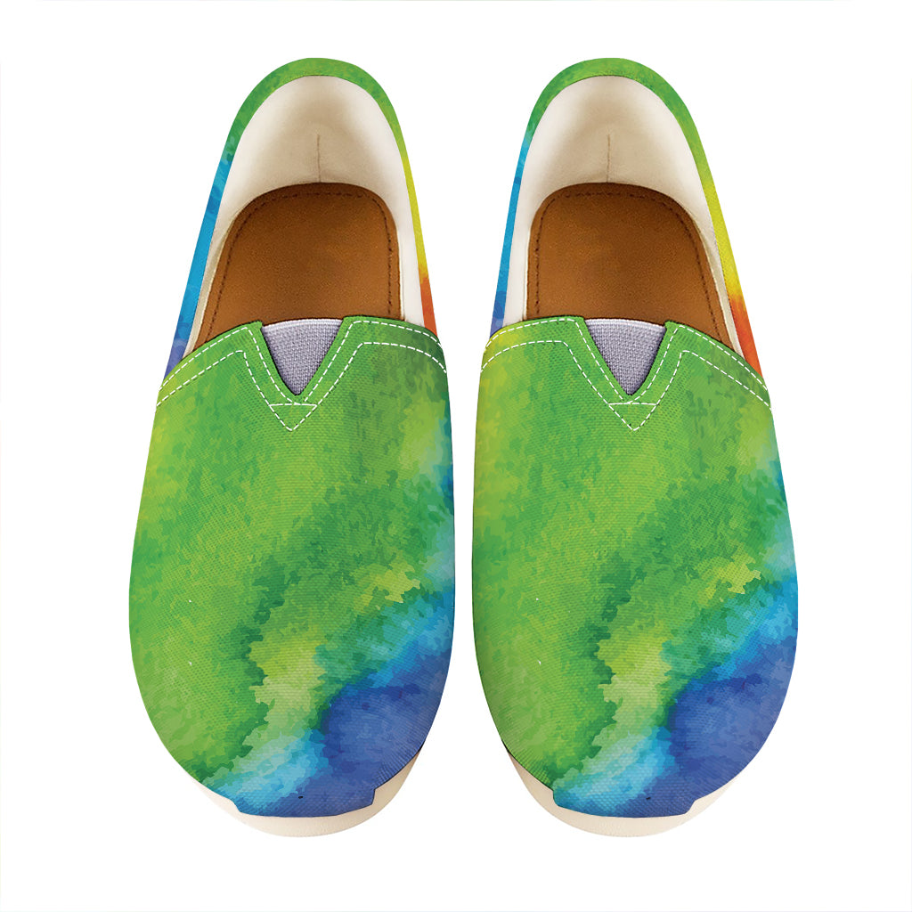 Watercolor Rainbow LGBT Pride Print Casual Shoes
