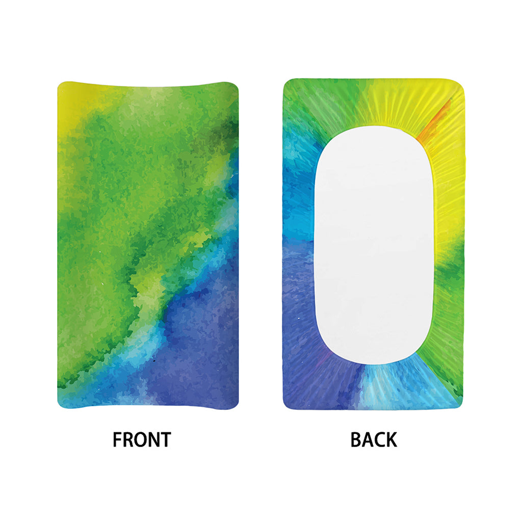 Watercolor Rainbow LGBT Pride Print Changing Pad Cover