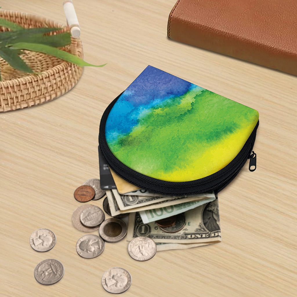 Watercolor Rainbow LGBT Pride Print Coin Purse