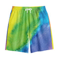 Watercolor Rainbow LGBT Pride Print Cotton Shorts