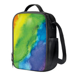 Watercolor Rainbow LGBT Pride Print Crossbody Lunch Bag