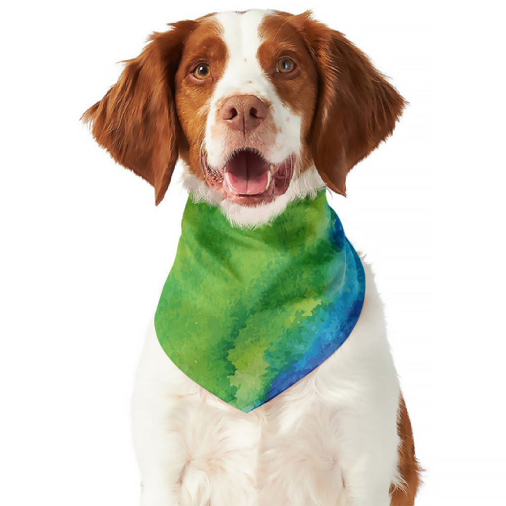 Watercolor Rainbow LGBT Pride Print Dog Bandana