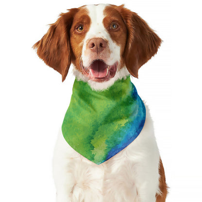 Watercolor Rainbow LGBT Pride Print Dog Bandana