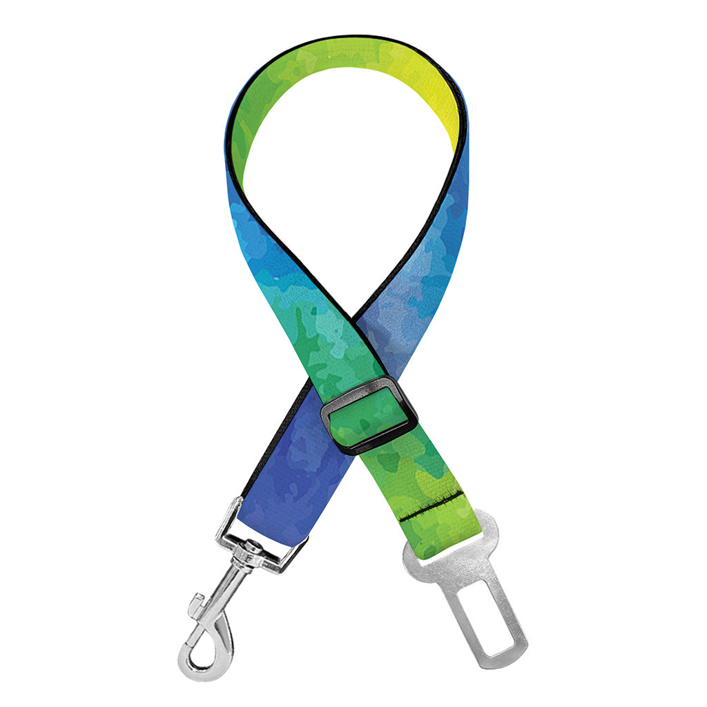 Watercolor Rainbow LGBT Pride Print Dog Seat Belt