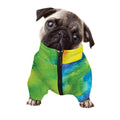 Watercolor Rainbow LGBT Pride Print Dog Zip Up Jacket