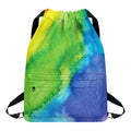 Watercolor Rainbow LGBT Pride Print Drawstring Backpack