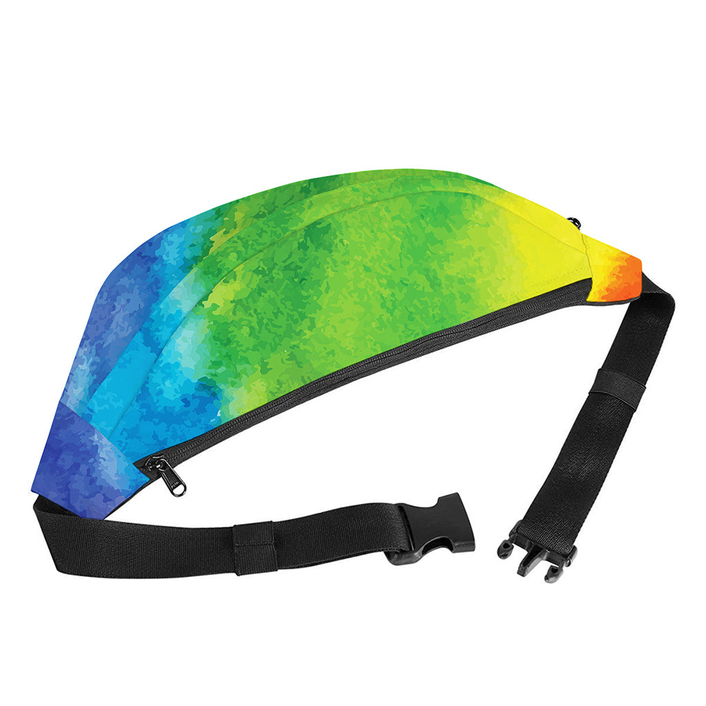 Watercolor Rainbow LGBT Pride Print Fanny Pack