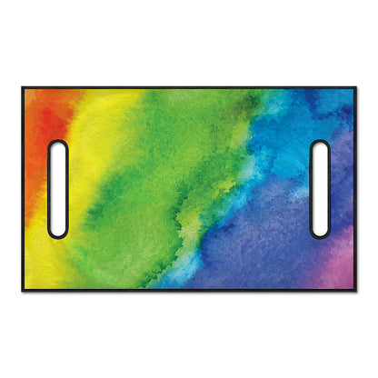Watercolor Rainbow LGBT Pride Print Golf Cart Seat Cover