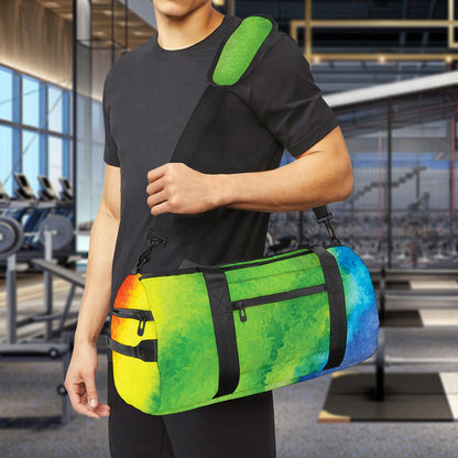 Watercolor Rainbow LGBT Pride Print Gym Bag