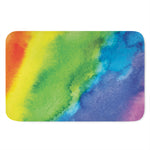 Watercolor Rainbow LGBT Pride Print Indoor Door Mat