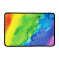 Watercolor Rainbow LGBT Pride Print Kitchen Mat
