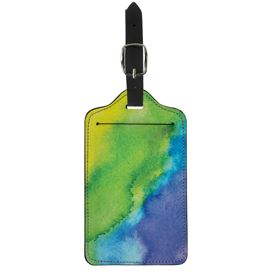 Watercolor Rainbow LGBT Pride Print Luggage Tag