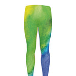 Watercolor Rainbow LGBT Pride Print Men's leggings