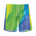 Watercolor Rainbow LGBT Pride Print Men's Athletic Shorts