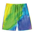Watercolor Rainbow LGBT Pride Print Men's Swim Trunks
