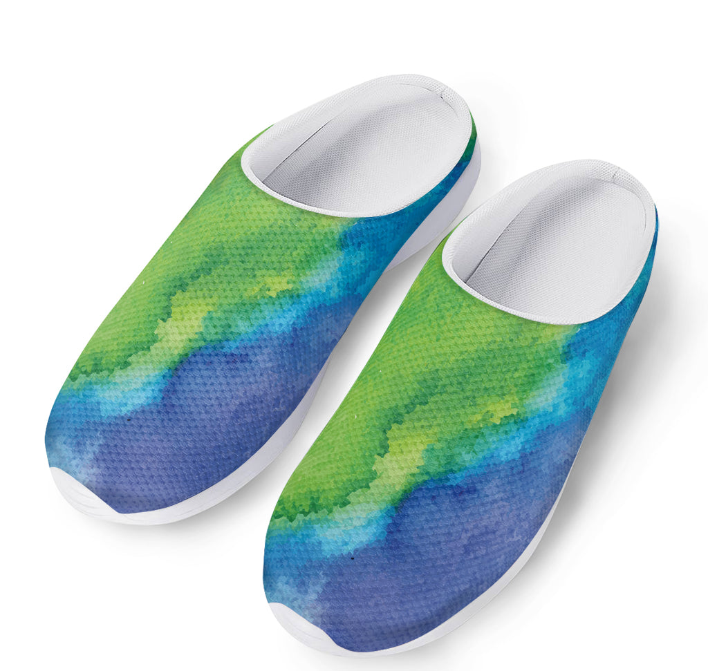 Watercolor Rainbow LGBT Pride Print Mesh Casual Shoes