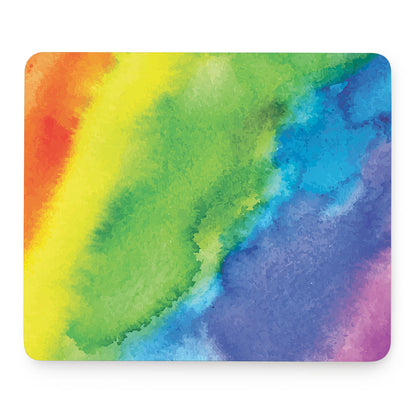 Watercolor Rainbow LGBT Pride Print Mouse Pad