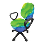 Watercolor Rainbow LGBT Pride Print Office Chair Cover