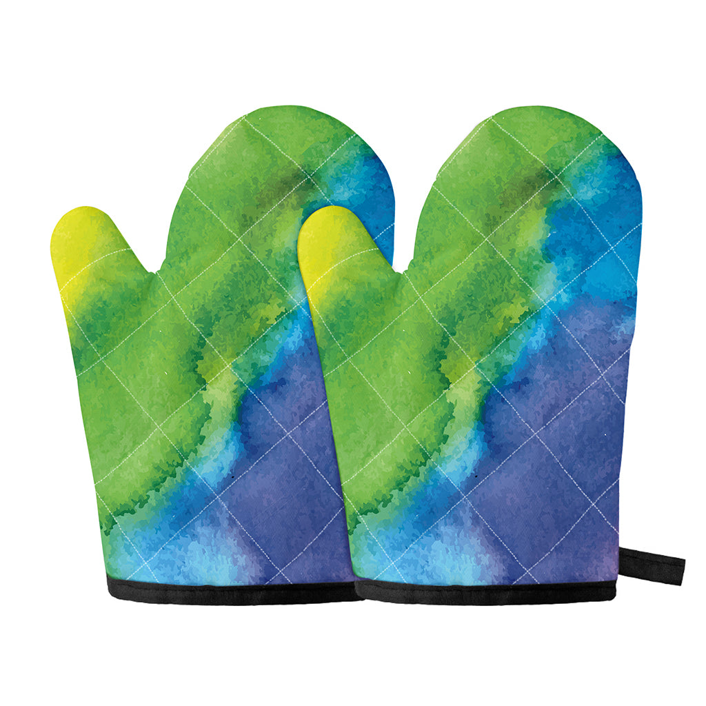 Watercolor Rainbow LGBT Pride Print Oven Mitts