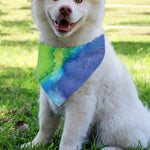 Watercolor Rainbow LGBT Pride Print Over The Collar Dog Bandana