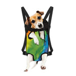 Watercolor Rainbow LGBT Pride Print Pet Carrier Backpack