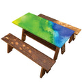 Watercolor Rainbow LGBT Pride Print Picnic Table Cover