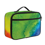 Watercolor Rainbow LGBT Pride Print Portable Lunch Bag