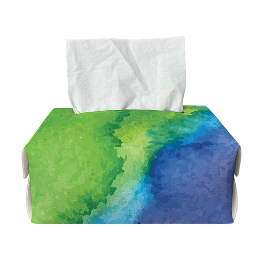 Watercolor Rainbow LGBT Pride Print Rectangle Tissue Box Cover
