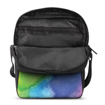 Watercolor Rainbow LGBT Pride Print Rectangular Crossbody Bag