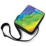 Watercolor Rainbow LGBT Pride Print Rectangular Crossbody Bag