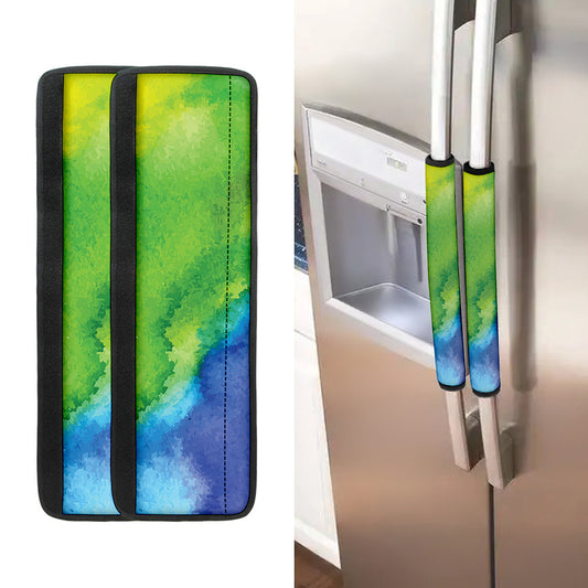 Watercolor Rainbow LGBT Pride Print Refrigerator Handle Covers