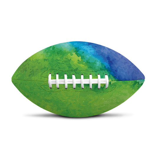 Watercolor Rainbow LGBT Pride Print Rugby Ball