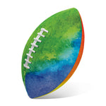 Watercolor Rainbow LGBT Pride Print Rugby Ball