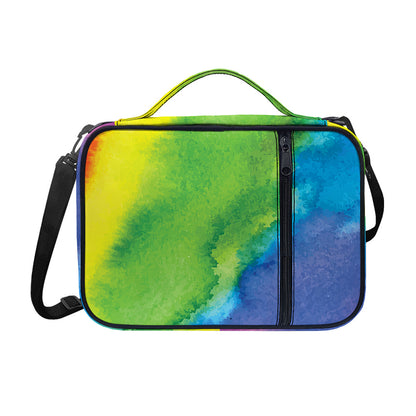 Watercolor Rainbow LGBT Pride Print Shoulder Strap Bible Bag